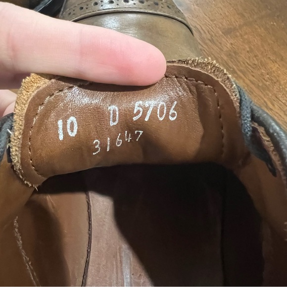 Allen Edmonds Fifth Avenue Oxfords Shoes Size 10 - Picture 5 of 10